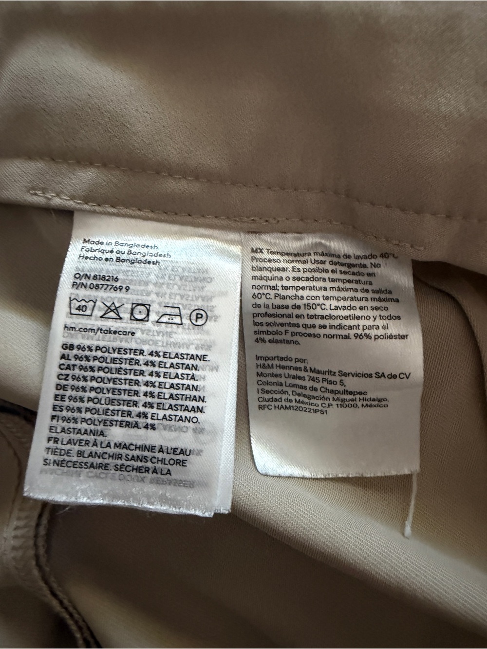 H&M Trouser Bundle - Taupe, White & Black - Picture 4 of 9